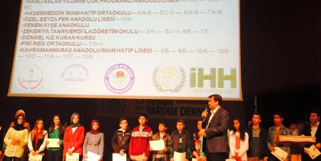 İNSANİ YARDIM DERNEĞİ(İHH) TARAFINDAN YETİM DAYANIŞMA GECESİ YAPILDI