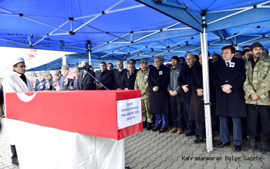 Kahraman Şehrin Şehidi Ökkeş Karaca Dualarla son Yolculuğuna Uğurlandı.