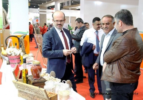 KAHRAMANMARAŞ’IN YÖRESEL ÜRÜNLERİ GAZİANTEP TARIM FUARINDA SERGİLENDİ