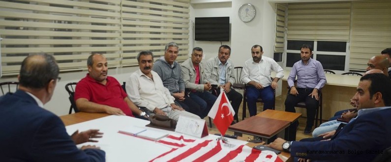 KAHRAMANMARAŞ SPOR BAŞKANI VE EKİBİNDEN ASKFYE HAYIRLI OLSUN ZİYARETİ.