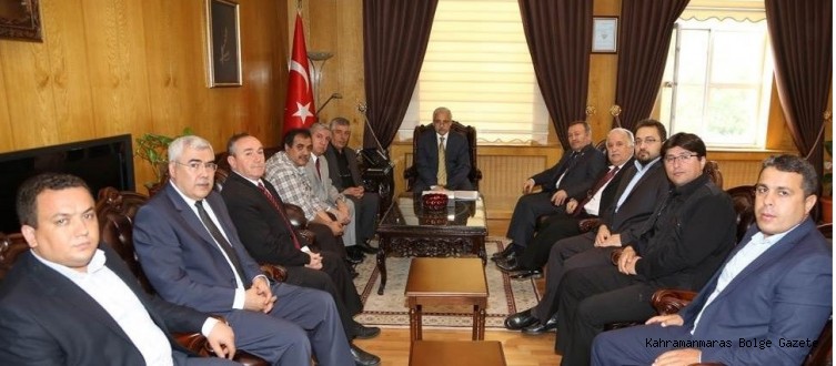 KAHRAMANMARAŞ TARİH KÜLTÜR VE TURİZM PLATFORMU VALİ GÜVENÇER’İ MAKAMINDA ZİYARET ETTİ
