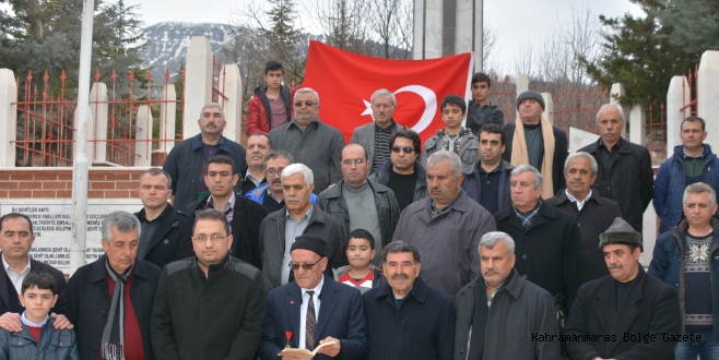 KAHRAMANMARAŞ TARİH VE KÜLTÜR PLATFORMUNDAN ANLAMLI GÜNDE ANLAMLI ZİYARET.