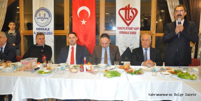 KAHRAMANMARAŞLILAR KIRIKKALE’DE YEMEKTE BULUŞTU