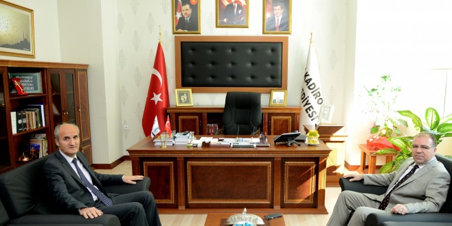KAYMAKAM TÜRKÖZ'DEN BAŞKAN OKAY’A ZİYARET.