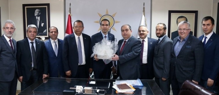 KMTSO Yönetiminden Ak Parti İl Başkanı Ahmet Özdemir’e ziyaret