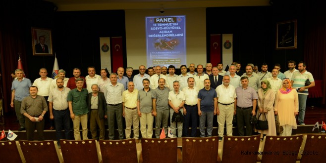 KSÜ’de '15 Temmuz’un Sosyo-Kültürel Açıdan Değerlendirilmesi' Konulu Panel Düzenlendi