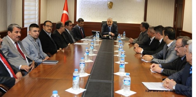 KÜÇÜK SANAYİ SİTESİ YÖNETİCİLERİYLE TOPLANTI YAPILDI