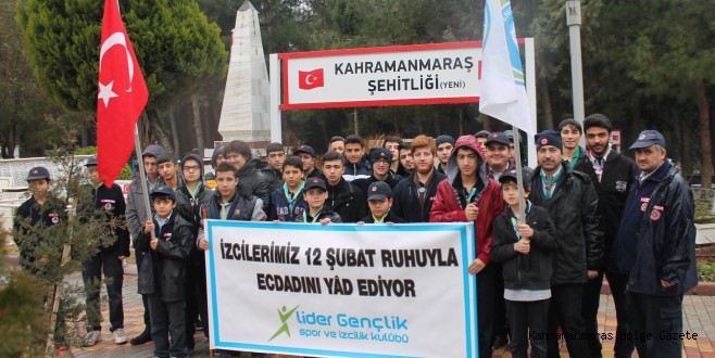 LİDER İZCİLER 12 ŞUBAT RUHUYLA ECDADINI YÂD ETTİ