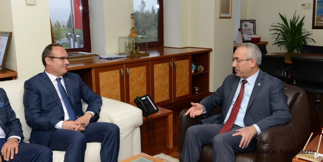 MHP KAHRAMANMARAŞ İL BAŞKANI DOĞAN, REKTÖR DEVECİ’Yİ ZİYARET ETTİ