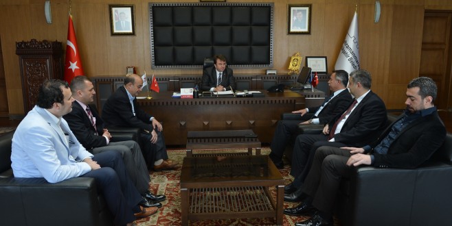 MHP TEŞKİLATINDAN ERKOÇ'A HAYIRLI OLSUN ZİYARETİ.