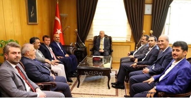 MİLLETVEKİLLERİ,BELEDİYE BAŞKANLARI ve TEŞKİLAT BAŞKANLARI VALİ GÜVENÇER’İ MAKAMINDA ZİYARET ETTİ