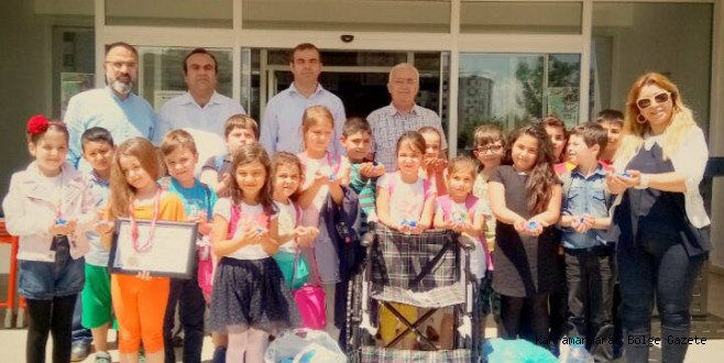 MİNİK ÖĞRENCİLER, ENGELLİLER İÇİN KAPAK TOPLADI