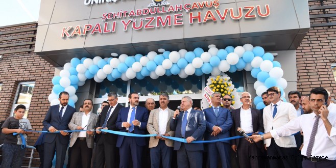 ONİKİŞUBAT’A YAKIŞIR YATIRIMLAR''ŞEHİT ABDULLAH ÇAVUŞ KAPALI YÜZME HAVUZU AÇILDI''