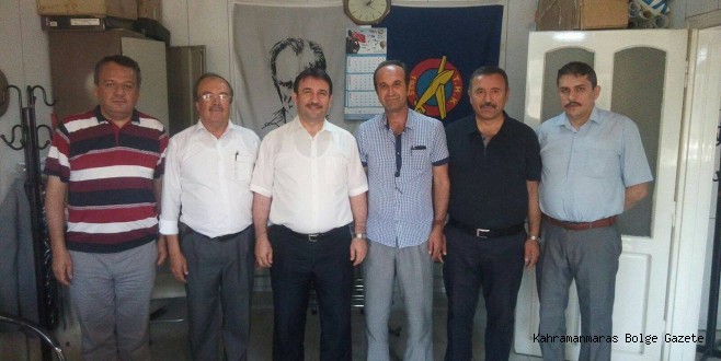 ONİKİŞUBAT KAYMAKAMI MUSTAFA ÇEK THK. ŞUBE BAŞKANLIĞINA İADESİ ZİYARETTE BULUNDU