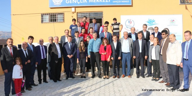 PAZARCIK İLÇESİNE MUHTEŞEM VE MODERN GENÇLİK MERKEZİ VE TENİSKORT.