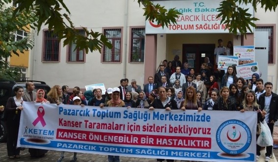 PAZARCIK’TA SAĞLIK MÜDÜRLÜĞÜNDEN OBEZİTE’YE VE KANSER’E KARŞI BİLGİLENDİRME TOPLANTISI.