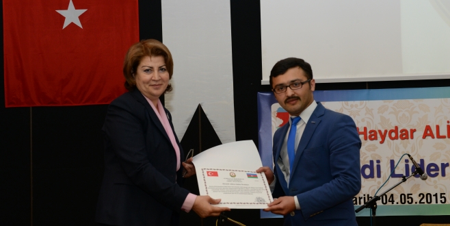 ŞAHBAZLI’YA TEŞEKKÜR BELGESİ