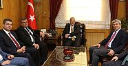 ADALET BAKAN YARDIMCISI KAYNAK, MÜSTEŞAR İPEK VALİ GÜVENÇER’İ MAKAMINDA ZİYARET ETTİ
