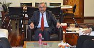 Afşin Belediye Başkanı Güven’den KSÜ Rektörü Prof. Dr. Durmuş Deveci’ye Ziyaret.