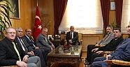 ARİF ŞEN VE EKİBİNDEN VALİ GÜVENÇER'E ZİYARET.