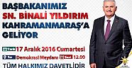 BAŞBAKANIMIZ18 ARALIK'TA ŞEHRİMİZDE