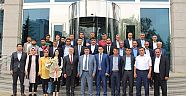 BAŞKAN ÇELEĞEN VE BERABERİNDEKİ HEYET ÜNAL’A HAYIRLI OLSUN ZİYARETİ
