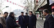 BAŞKAN ERKOÇ ATATÜRK BULVARI’NDA…