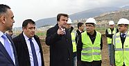 BAŞKAN ERKOÇ, İNŞAAT ÇALIŞMALARINDA İNCELEMELERDE BULUNDU