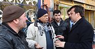 BAŞKAN ERKOÇ’TAN ESNAFLARA ZİYARET.