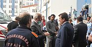 BAŞKAN ERKOÇ’TAN YARALILARA GEÇMİŞ OLSUN ZİYARETİ.