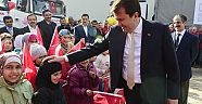 BAYIRBUCAK TÜRKMENLERİNE 47 TIR YARDIM