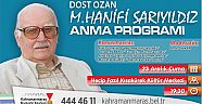 BÜYÜKŞEHİR’DEN DOST OZAN’I ANMA PROGRAMI