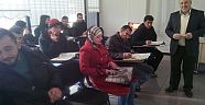 BÜYÜKŞEHİR’DEN SURİYELİLERE TÜRKÇE DİL KURSU
