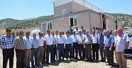 ÇAĞLAYANCERİT'TE MODÜLER KESİMHANEDE DENEME KESİMİ YAPILDI