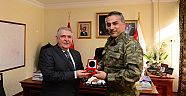 GARNİZON KOMUTANI ŞAHİN’DEN BAŞKAN MAHÇİÇEK’E İADE-İ ZİYARET