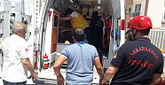 GÖÇÜKTE YARALANAN İŞÇİLERİ BÜYÜKŞEHİR İTFAİYESİ ÇIKARDI