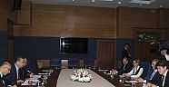İÇİŞLERİ KOMİSYONU BAŞKANI GÜVENÇ, UKRAYNA HEYETİNİ KABUL ETTİ
