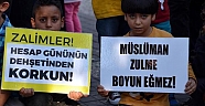 KAHRAMANMARAŞ BUGÜN ULU CAMİİ MEYDANINDA ZULME DUR DİYOR.