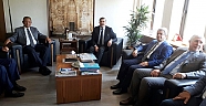 KAHRAMANMARAŞ İŞ DÜNYASINDAN MAHİR ÜNAL’A ZİYARET