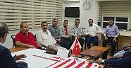 KAHRAMANMARAŞ SPOR BAŞKANI VE EKİBİNDEN ASKFYE HAYIRLI OLSUN ZİYARETİ.