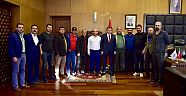 KAHRAMANMARAŞSPOR YÖNETİMİNDEN BAŞKAN ERKOÇ’A ZİYARET