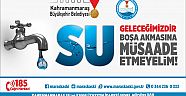 KASKİ’DEN SU TASARRUFUNA DAVET