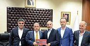 KENT MARAŞ DER ÜYELERİ BAŞKAN MAHÇİÇEK’İ ZİYARET ETTİ.