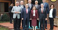 KMTSO Başkanı Kemal Karaküçük ve Bölge Oda Başkanları Fatma Şahin’i ziyaret etti