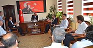KSÜ REKTÖRÜ KARAASLAN PAZARCIK İLÇESİNİ ZİYARET ETTİ.