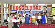 KURSİYERLERE SERTİFİKALARI VERİLDİ