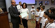 LİDER ÇOCUK TARIM KAMPINA KATILAN ÖĞRENCİLER SERTİFİKALARINI ALDI