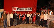 Muharip Gaziler ve Dostluk Grubu Pazarcık Demokrasi Çadırında.