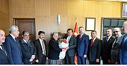 MUHASEBECİLER’DEN BAŞKAN ERKOÇ’A ZİYARET
