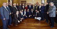 MUHTARLARDAN BAŞKAN ERKOÇ’A ZİYARET